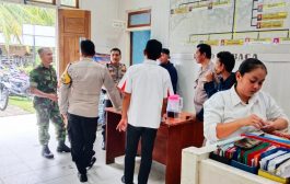 Komsos, Babinsa Serda Sudirman  Sambangi Mapolsek Sikabaluan