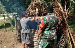 Wujudkan Masyarakat Produktif, Babinramil 04 Sikakap Lakukan Pendampingan 