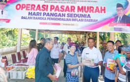 Hari Pangan Sedunia, Asisten II Mentawai Buka Secara Resmi Operasi Pasar Murah di Sioban