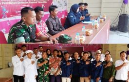 Hadiri Pelantikan KPPS, Ini Pesan Babinsa Sertu Osten Sinaga