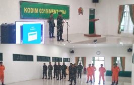 Pimpin Apel Gelar Pasukan Pengamanan Nataru, Ini Arahan Dandim 0319 Mentawai