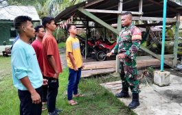 Babinramil 01 Sikabaluan Ajak Pemuda Jauhi Narkoba dan Aktivitas Merugikan Diri