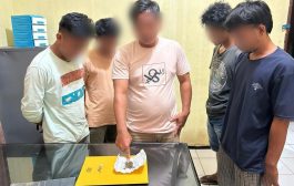 Transaksi Ganja Kering di Km 2 Dusun Karoniet, 5 Pemuda di Amankan Satresnarkoba Polres Mentawai