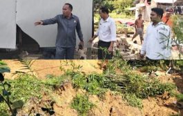Anggota DPRD Mentawai James Sibarani Tinjau Lokasi Banjir dan Longsor di Wilayah Desa Bukit Pamewa