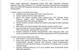Syarat Pendaftaran Calon Ketua DPD KNPI Mentawai Yang Diumumkan Tim Karateker Tak Sesuai AD/ART, Salah Satunya Kriteria Usia