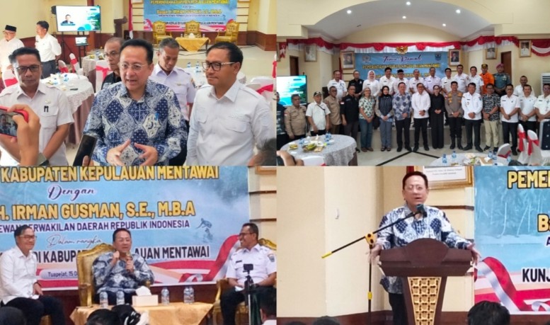 Senator DPD RI, Irman Gusman Jemput Aspirasi ke Daerah, Ini Harapan Bupati Mentawai