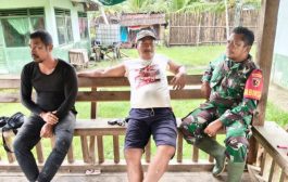 Sambangi Warga Binaan, Ini Pembahasan Babinramil 01 Sikabaluan