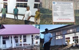 Pembangunan SMPN 2 Sipora, CV Andalan Sumatera Optimis Segera Tuntas