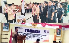 Ketua Kwarcab Mentawai Lantik Pengurus Saka Adhyasta Pemilu Masa Bakti 2026-2031