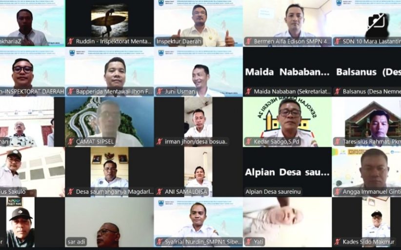 Perkuat Pengawasan dan Akuntabilitas Keuangan Daerah, Inspektorat Mentawai Gelar Rakorwasda