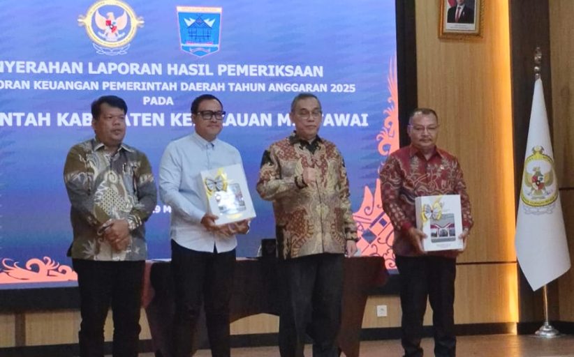 Pemkab Mentawai Kembali Raih Opini WTP Empat Kali Berturut Dari BPK 