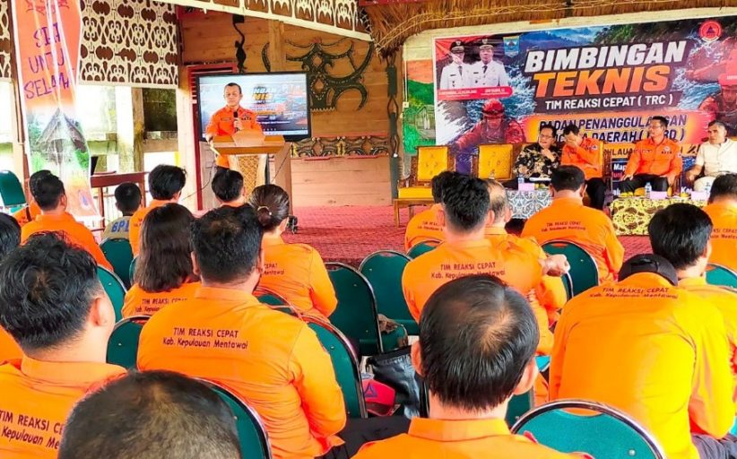 Perkuat Kesiapsiagaan, BPBD Mentawai Bekali Tim Reaksi Cepat  Bimtek 