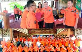 Perkuat Garda Terdepan Penanganan Bencana, Bupati Rinto Kukuhkan TRC Mentawai 