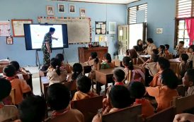 Perkuat Wawasan Kebangsaan Pelajar, SDN 22 Tuapejat Gandeng Kodim Mentawai