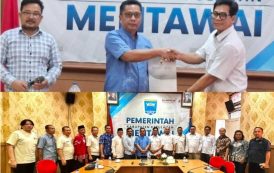 Pemeriksaan PAD, Sekdakab Mentawai Sambut Kedatangan BPK Sumbar 