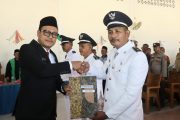 Tiga PJ Kepala Desa di Lantik, Bupati Rinto Tegaskan Soal Pengelolaan Dana Desa