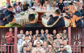 Perkuat Kemitraan, Plt Kapolres Mentawai Silahturahmi Dengan Insan Pers